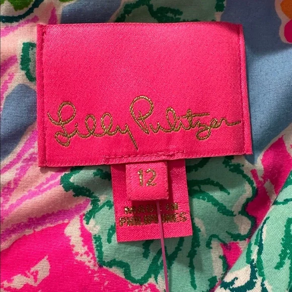 Lilly Pulitzer Pink and Blue Floral Dress - Picture 4 of 6